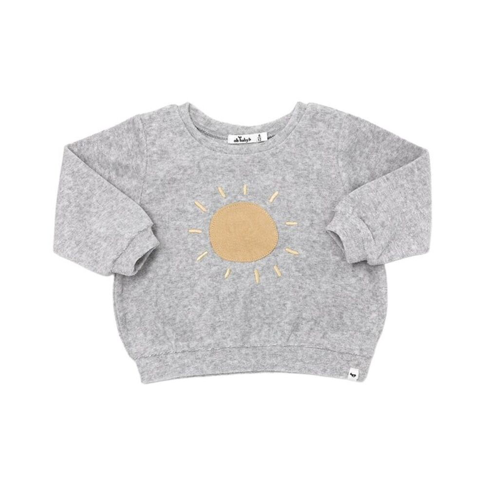 Oh Baby! Girls  Oatmilk Sun Terry Sweatshirt